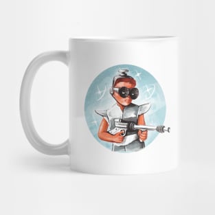 space laser gun Mug